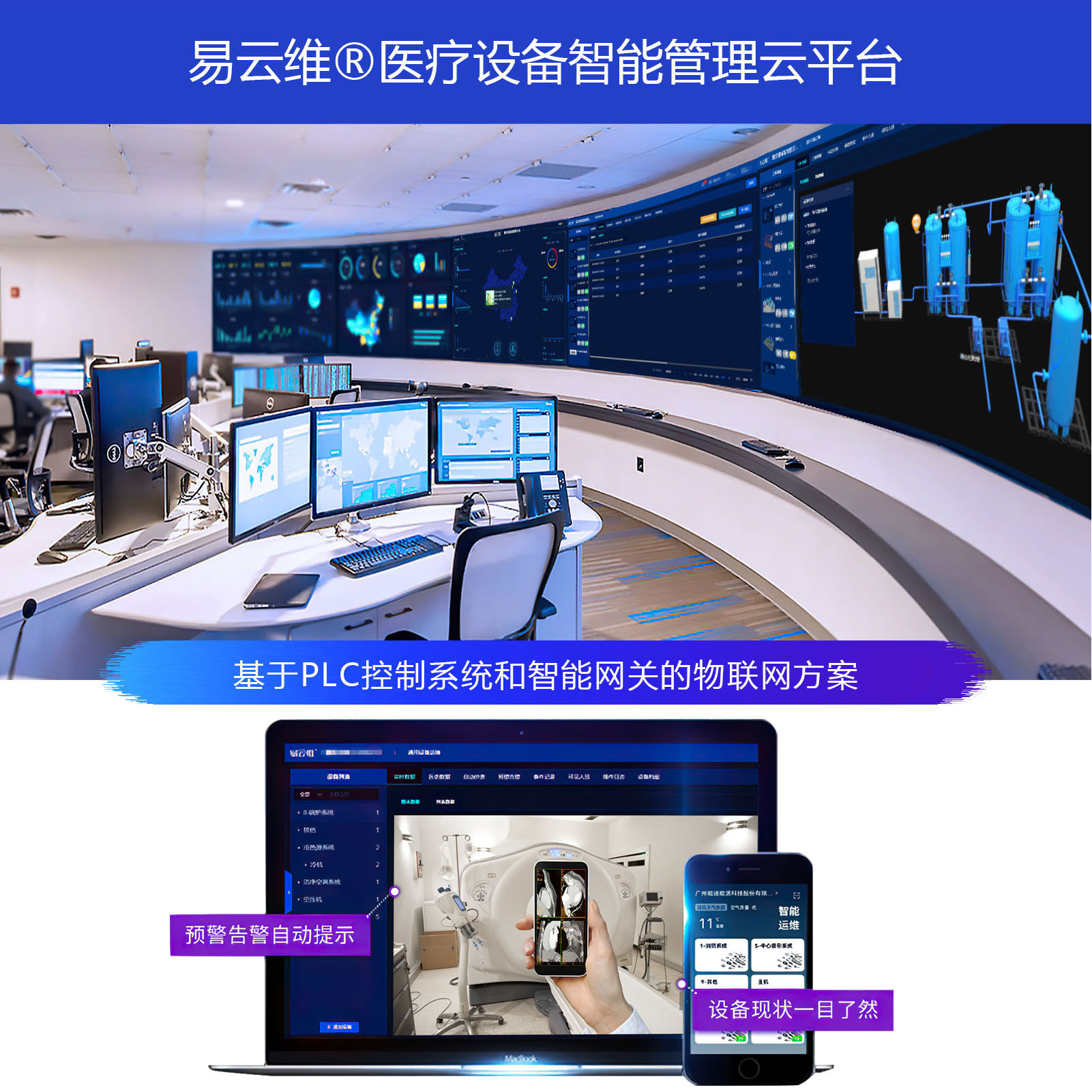 醫(yī)療設(shè)備智能管理云平臺，遠(yuǎn)程監(jiān)控_采集數(shù)據(jù)，深入醫(yī)療器械制造企業(yè)管理的物聯(lián)網(wǎng)AP